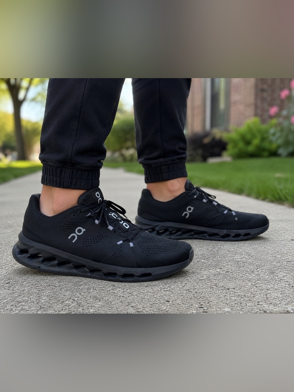 On Running Black Men’s Athletic Running Shoes